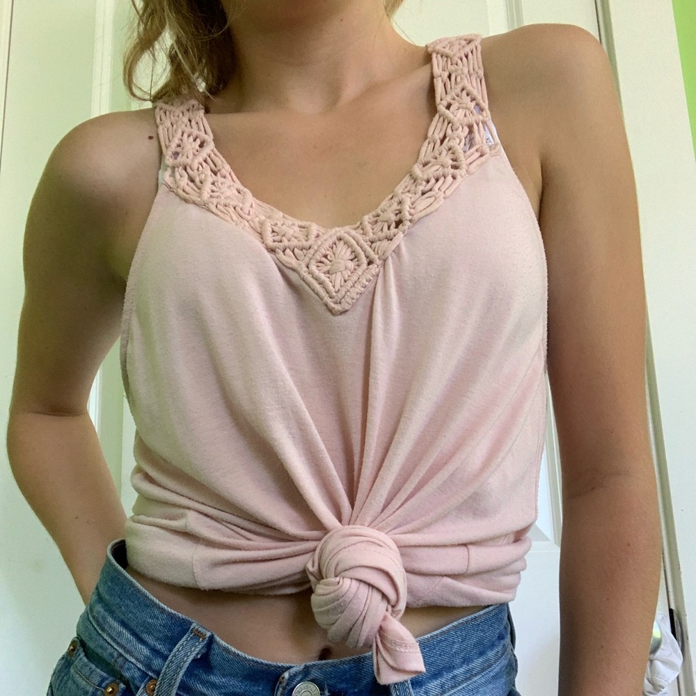 American Eagle tassel tank top